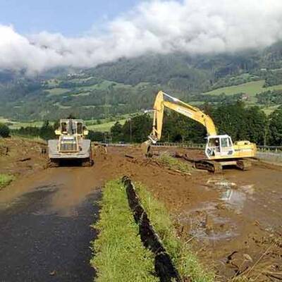 Unwetter in Österreich