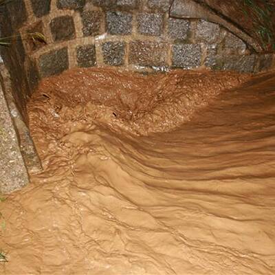 Überschwemmungen nach schweren Unwettern