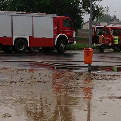 Überschwemmungen in Ost-Österreich