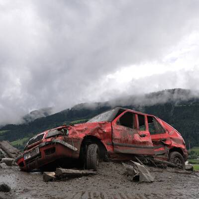 Murenabgang in der Steiermark