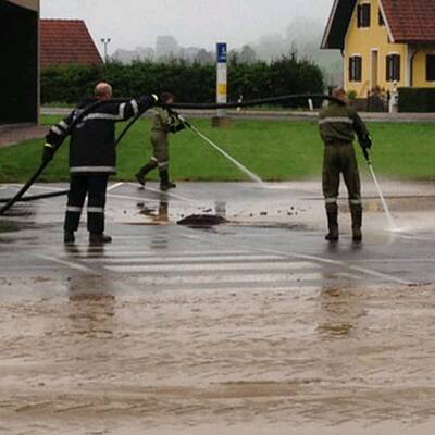 Überschwemmungen in Ost-Österreich