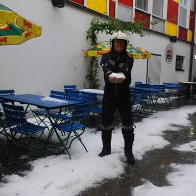 Heftige Unwetter in Leoben