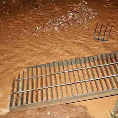 Überschwemmungen nach schweren Unwettern