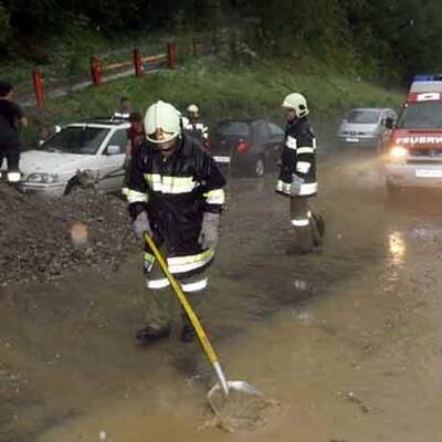 Unwetter in Österreich