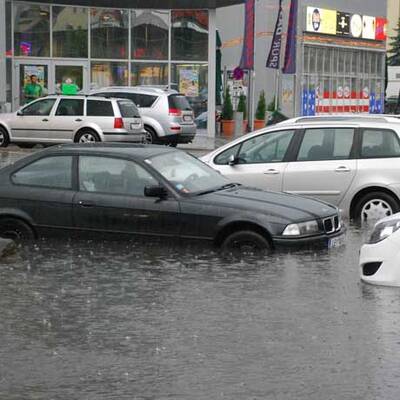Heftige Unwetter in Leoben