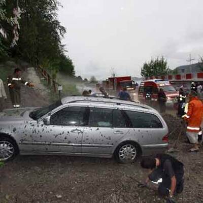 Unwetter in Österreich