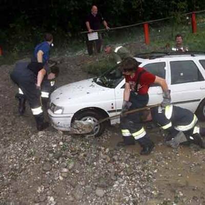 Unwetter in Österreich
