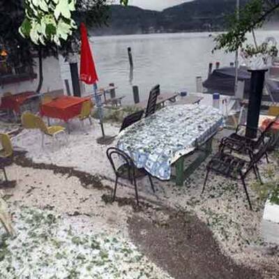 Unwetter in Österreich