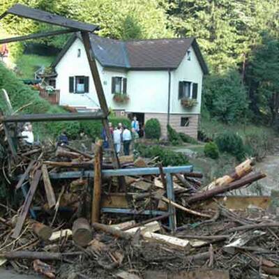 Unwetter in Österreich