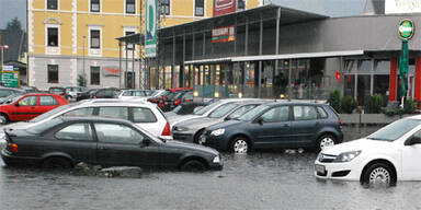 Erneut heftige Unwetter im ganzen Land