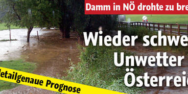 Wieder schwere Gewitter in Österreich