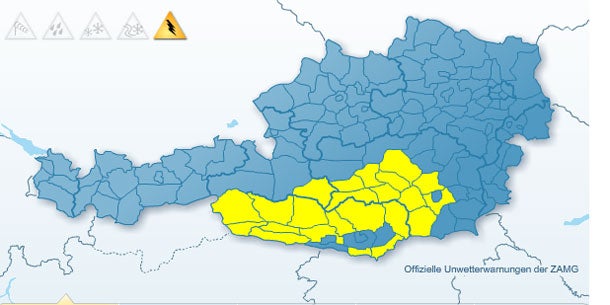 Viel Sonne im Osten, im Süden Gewitter
