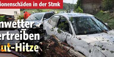 Nach der Glut-Hitze kommen Unwetter