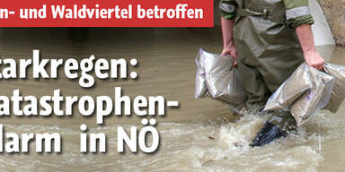 Katastrophenalarm in Niederösterreich