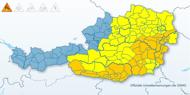 Unwetter-Alarm: Überflutungen drohen