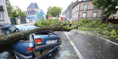 Zwei Tote bei Unwetter in Frankreich