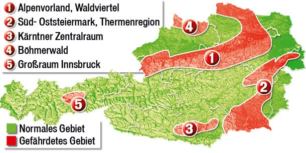 Jahrhundert-Unwetter über Österreich