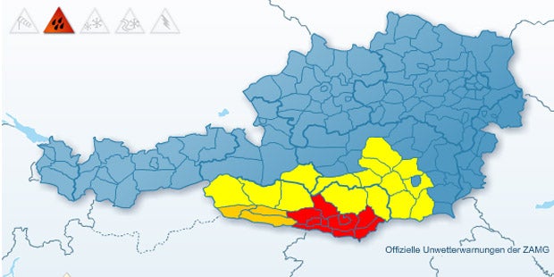 Jetzt kommt die Regen-Walze
