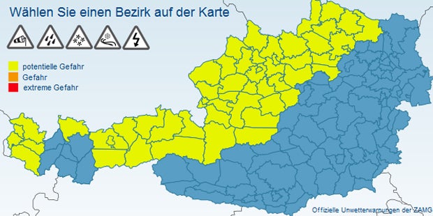 Jetzt kommen die Unwetter
