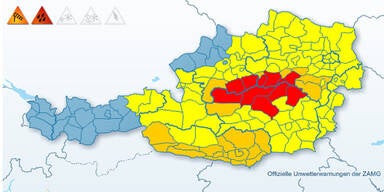 Hier drohen die schlimmsten Unwetter