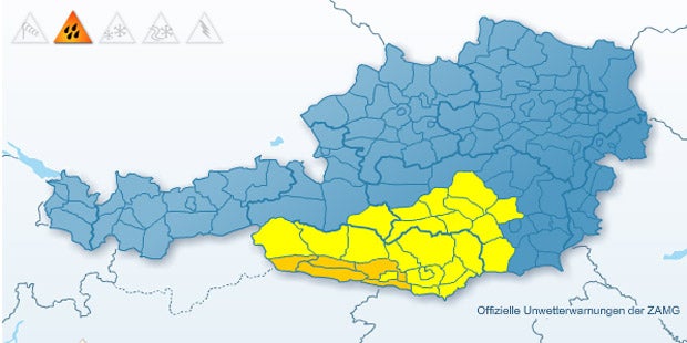 Herbstwetter bringt Sintflut-Regen