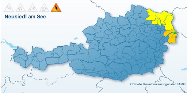 Die Gewittergefahr steigt an