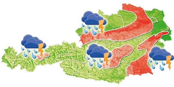 Unwetterkarte GRAFIK