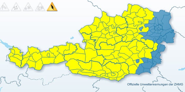 5 Tage heiß aber gewittrig