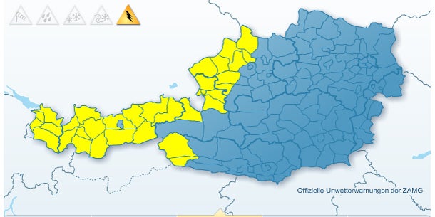 Heftige Gewitter beenden das Sommerwetter