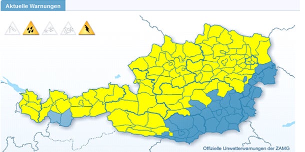 Neue Unwetter nach 2-Tage-Sommer