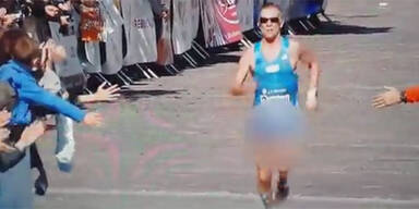 Peinliche Penis-Panne bei Marathonlauf