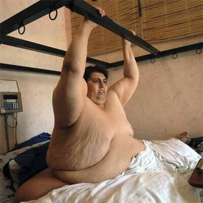 Der dickste Mann der Welt feiert Geburtstag