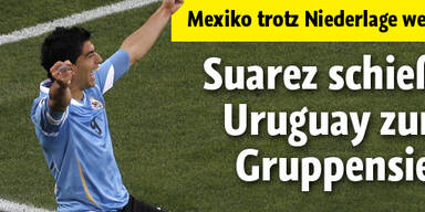 Suarez schießt Uruguay zum Gruppensieg