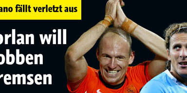 Forlan will Robben bremsen