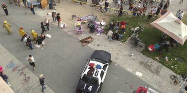 Fahrer raste in Menge am Venice Beach