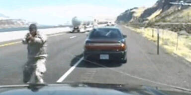 Video: Polizist erschie&szlig;t Autofahrer