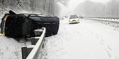 USA Winter Schneesturm