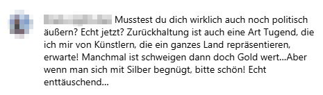 Kritische Kommentare gegen JJ