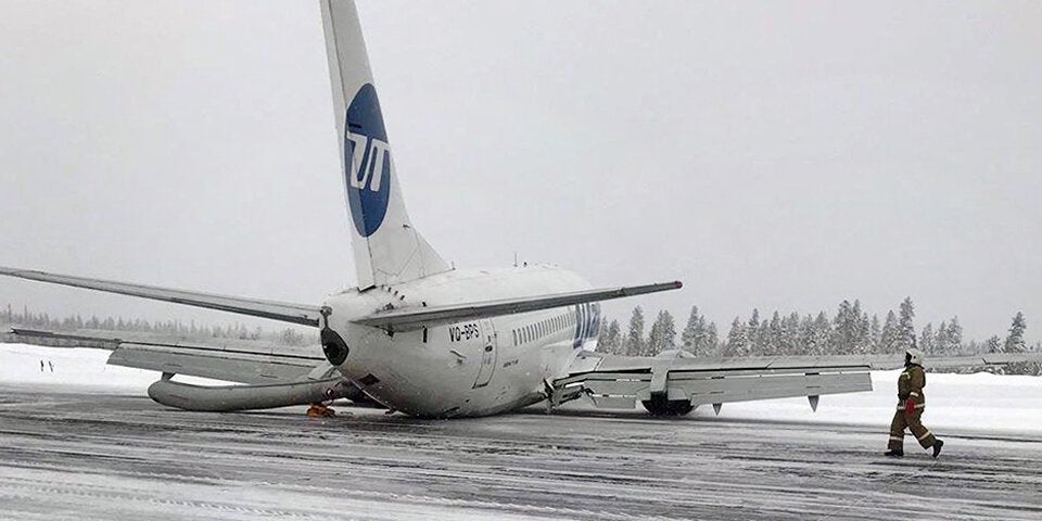 Alle Passagiere überleben Bruchlandung im Schnee
