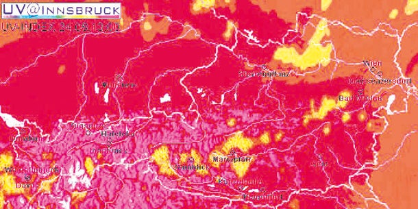 Österreich in der Hitze-Welle