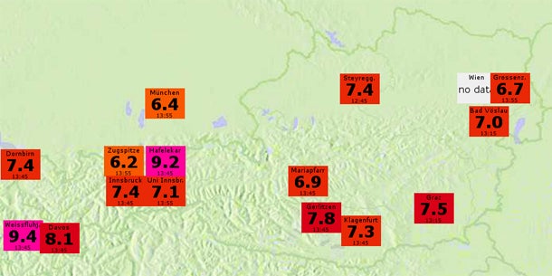 So schwitzt Österreich bei Sahara-Hitze