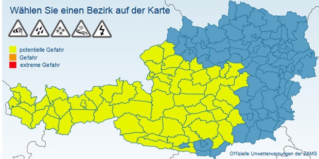 Hier drohen heute Gewitter