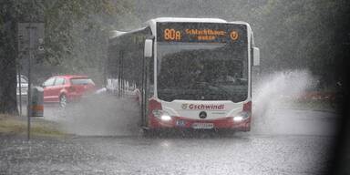Unwetter-Warnung für das lange Wochenende
