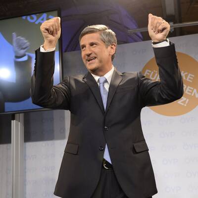 Wahlfeier der ÖVP in Wien 