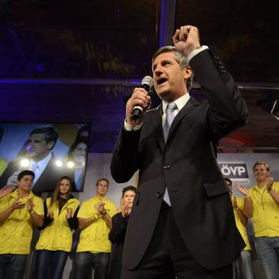 Wahlfeier der ÖVP in Wien 