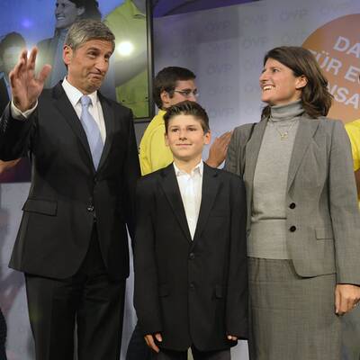 Wahlfeier der ÖVP in Wien 