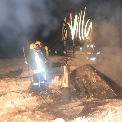 Feuer in Nachtclub 'La Villa'