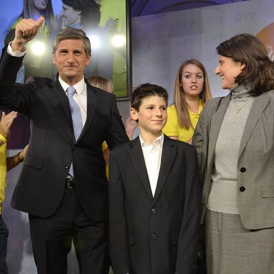 Wahlfeier der ÖVP in Wien 