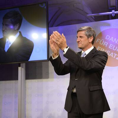 Wahlfeier der ÖVP in Wien 