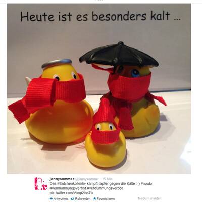 Hunderte Vermummte zeigen sich auf Twitter und Facebook